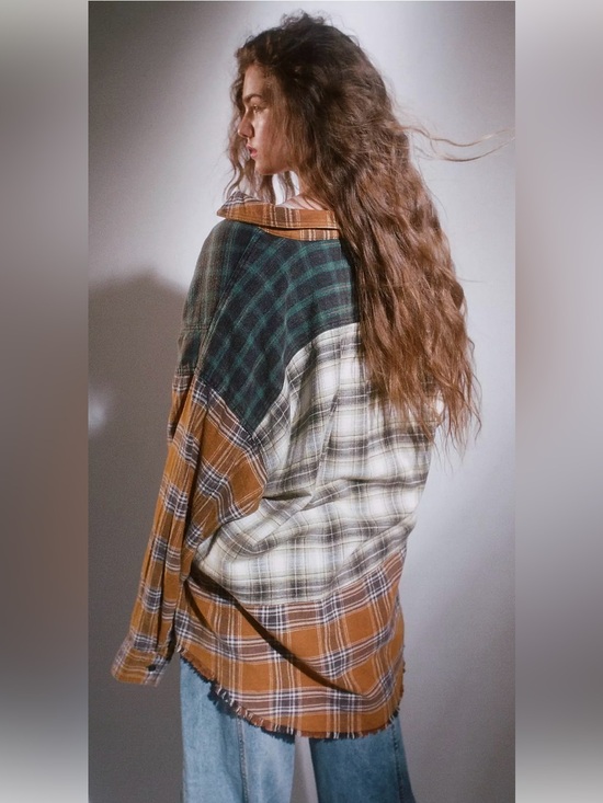 BDG Tops - Urban Outfitters BDG Ted Patchwork Flannel